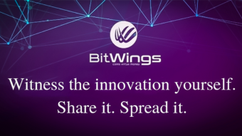 BitWings Token, a native currency of Wings Mobile ecosystem, with 100% guaranteed issuing value.