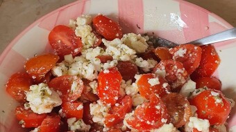 Foodbook #1252 salad with feta cheese