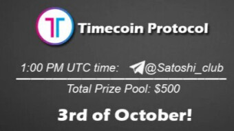 AMA Satoshi Club x Timecoin Protocol , October 3rd