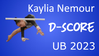 Kaylia Nemour Massive Uneven Bars 2023 Routine