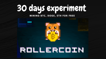 Is it too late to play Rollercoin? | Mining BTC, DOGE, ETH for free | 30 days experiment | Free To Play | Passive Income