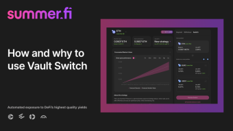 How To Use Vault Switch to adapt to market shifts in one transaction