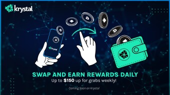 Swap of The Day 💰— Get Rewarded Daily When You Swap on Krystal