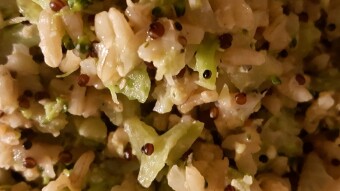 Vegetable Fried Quinoa & Brown Rice