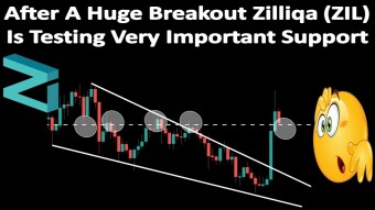 After A Huge Breakout Zilliqa (ZIL) Is Testing Very Important Support