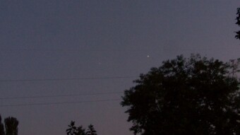 Things are changing fast but there is something constant in this summer autumn sky - Jupiter and Saturn