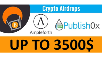 Massive Airdrop for all Publish0x user's ! 3500$