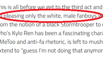 Feminist Critic Hates Star Wars: Rise of Skywalker - for appealing to White Men