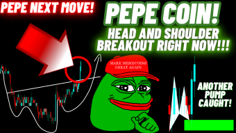 PEPE Crypto Coin Breaks Out Head And Shoulder Right Now!!!