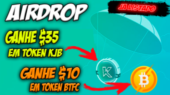 EARN $ 45 IN CRYPTO - AIRDROP 291 TOKEN KJB KJOB.NETWORK AND 7.73 BTFC BITCOIN FLASH CASH