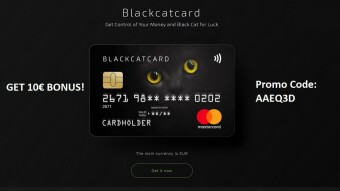 BlackCatCard - Get 10€ directly to your bank account - Airdrex