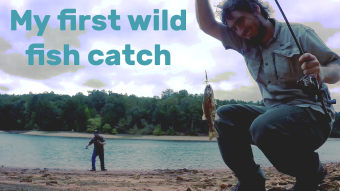 Red Top Mountain Fishing - My first wild catch