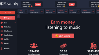 Rewardy global radio app closes automatically due to hacking