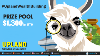 #UplandWealthBuilding Contest and Giveaway Winners Announced - $1,300 in ETH Rewarded!