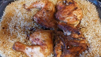 Foodbook #455 chicken with rice