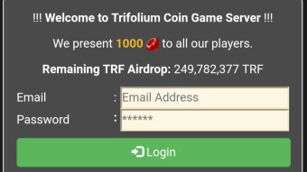 Big Airdrop 250 million TRF is waiting for you.
