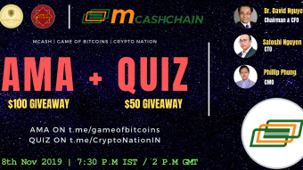 AMA Recap - MCashChain x Game of Bitcoins