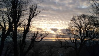 Mountain Hiking with Headlight | Still Naked Trees & The Crumbling Sky