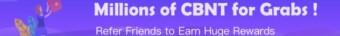 CBNT is airdropping 350 CBNT tokens