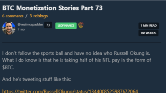 Russell Okung isn't 50% in. He's All In on $BTC