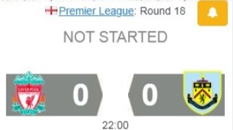 Liverpool vs Burnley 21 01 2021