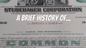 A Brief History Of The Studebaker  Corporation
