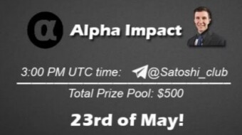 AMA Satoshi Club x Alpha Impact , May 23rd
