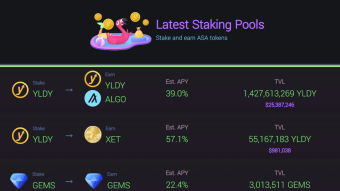 Yieldly Finance - DeFi on Algorand