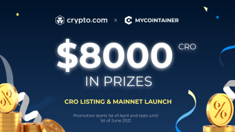 MyCointainer & Crypto.com - giveaway $8,000 CRO!