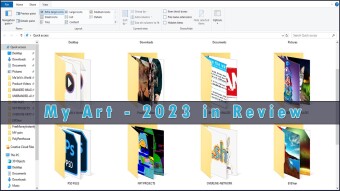 Recap of the Art I created in 2023.