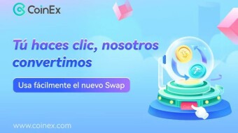 CoinEx Swap: Intercambia tokens sin realizar ordenes