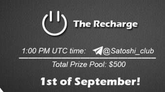 Join the AMA of Satoshi Club x The Recharge. Rewards: 500 USDT, September 1st.
