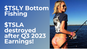 $TSLA destroyed after Q3 2023 Earnings Good time to go $TSLY Bottom Fishing?