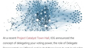 dRep - Delegate Representative in Cardano governance and my application