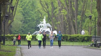 Running through Lviv