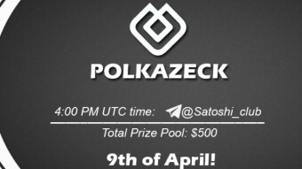 Join the AMA of Satoshi Club x Polkazeck. Rewards: 500 USDT, April 9th.