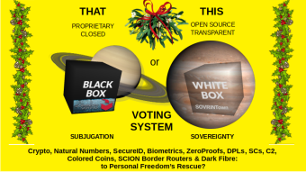 Selection vs Election:  The "Great Shift" Holiday Present; SOVRINTown