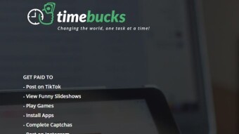 Timebucks Earn at least $ 50 a day.