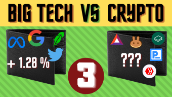 BIG TECH or CRYPTO - EXPERIMENT. Which portfolio will yield higher returns? (#3)
