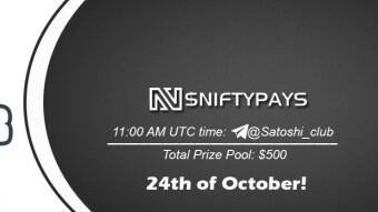 Join the AMA of Satoshi Club x NiftyPays. Rewards: 500 USDT, October 24th.