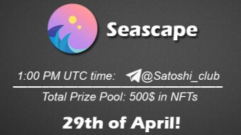 Join the AMA of Satoshi Club x Seascape. Rewards: 500 USDT, April 29th.