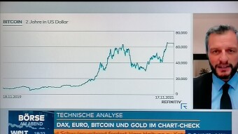 DAX - Euro - Bitcoin - Gold - III - Technische Analyse auf Welt TV