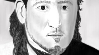 Stevie Ray Vaughan - Digital Drawing