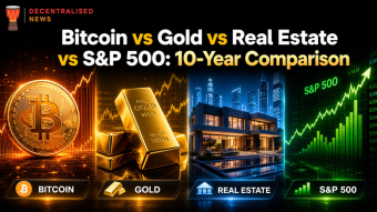 Bitcoin vs Gold vs Real Estate vs S&P 500: 10-Year Return Comparison