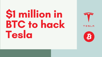 $1 million in BTC to hack Tesla