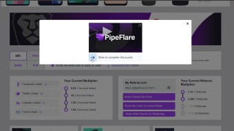 PipeFlare Faucet has updated their captcha and its super easy