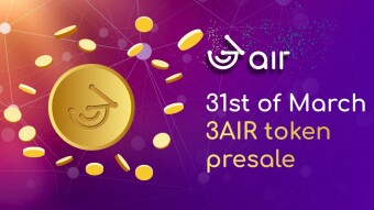 3air: Token presale starting 31st of March