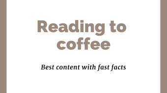 Reading to coffee #4