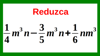 Reducción de términos semejantes Ejemplo 5