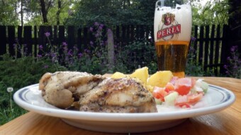"Pearl of hops" beer combined with a classic Sunday dinner